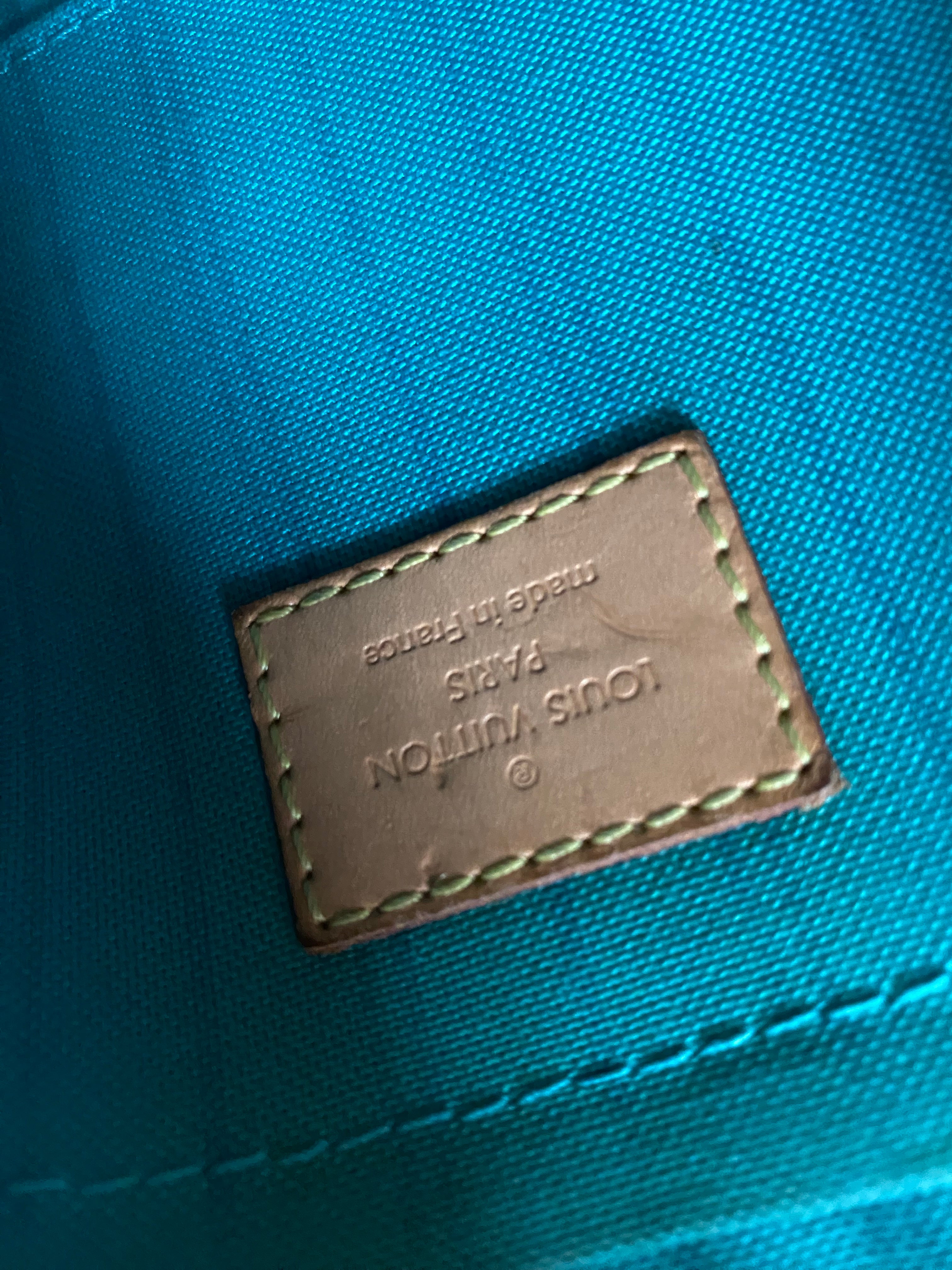 Louis Vuitton Monogram Turquoise Neverfull MM Pochette-Pochette-Louis Vuitton-The Closet Egypt