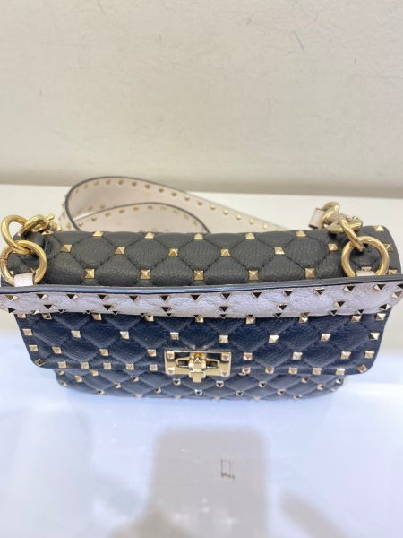 Valentino Black Spike Rockstud Tote Bag-handbag-Valentino-The Closet Egypt