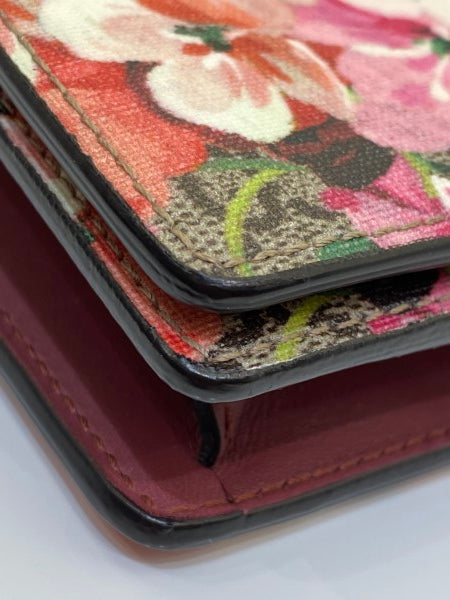 Gucci Bicolor GG Monogram Blooms Chain Wallet-Wallet Chain-Gucci-The Closet Egypt