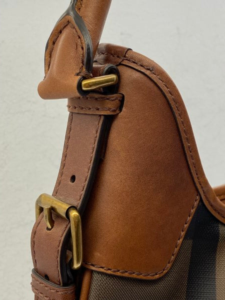 Burberry Camel House Check Hobo Bag-handbag-Burberry-The Closet Egypt