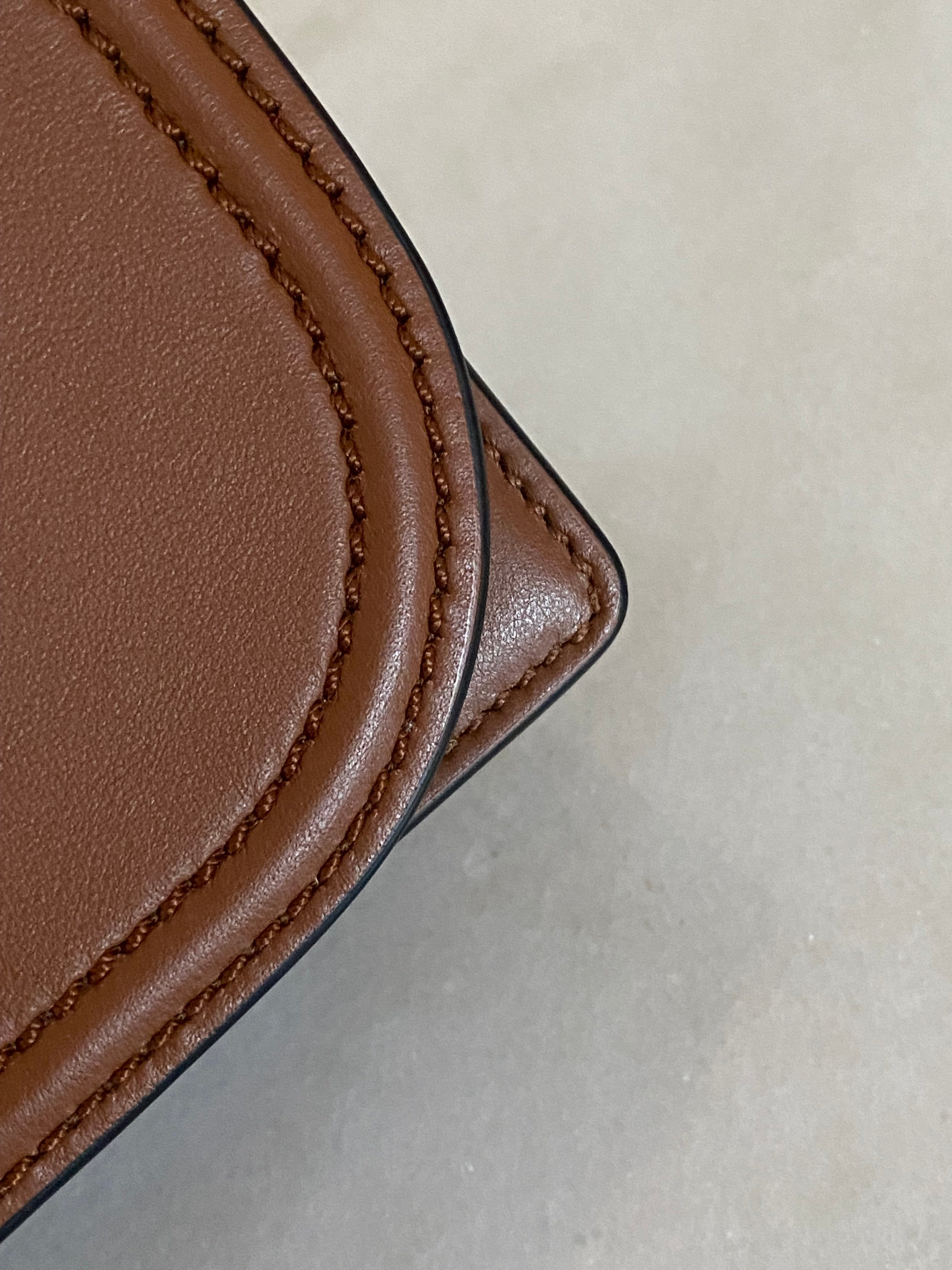 Valentino Brown Vlogo Garavani Small Chain Bag-handbag-Valentino-The Closet Egypt