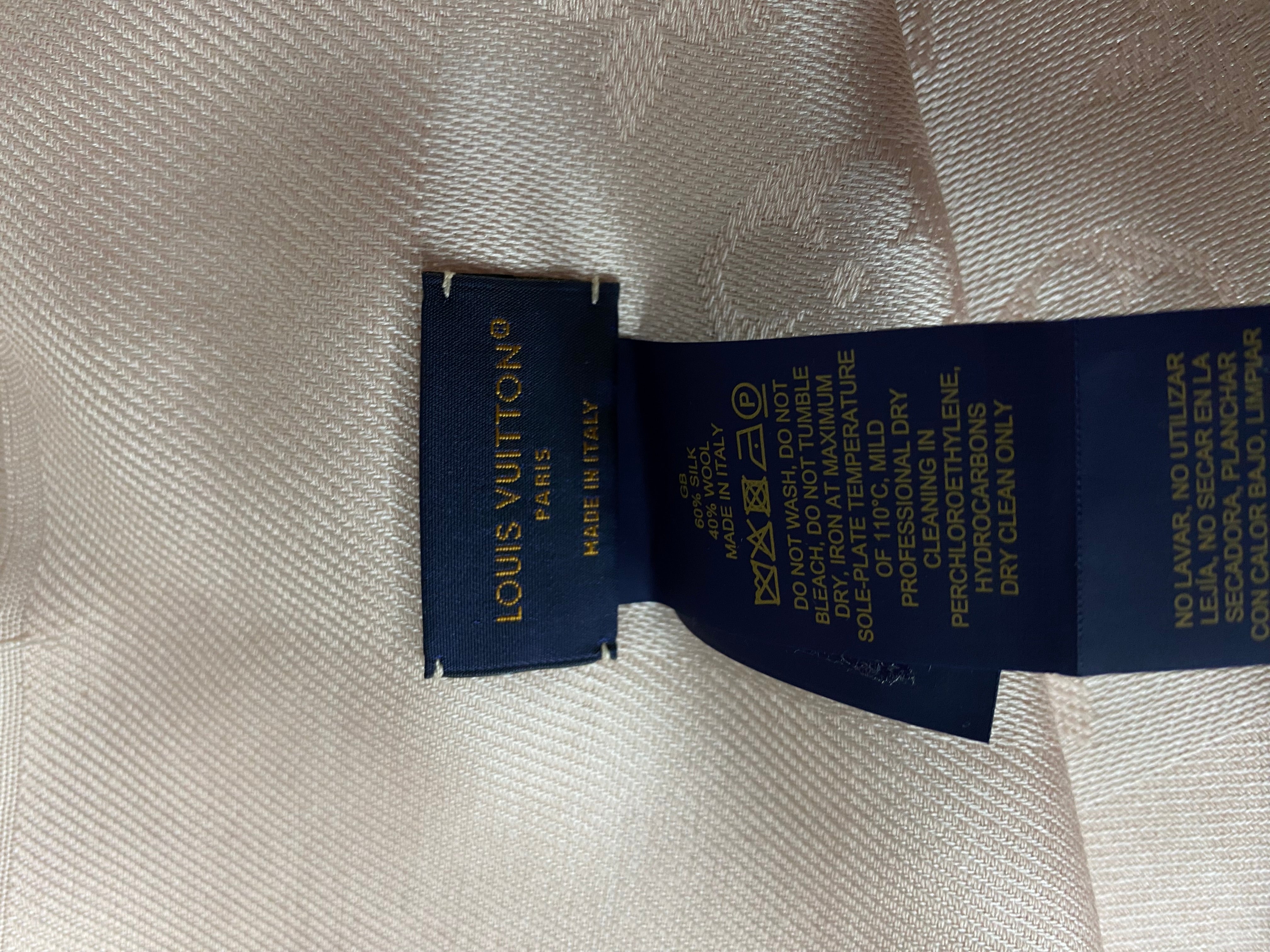 Louis Vuitton Pink Monogram Wool Scarf-Scarf-Louis Vuitton-The Closet Egypt