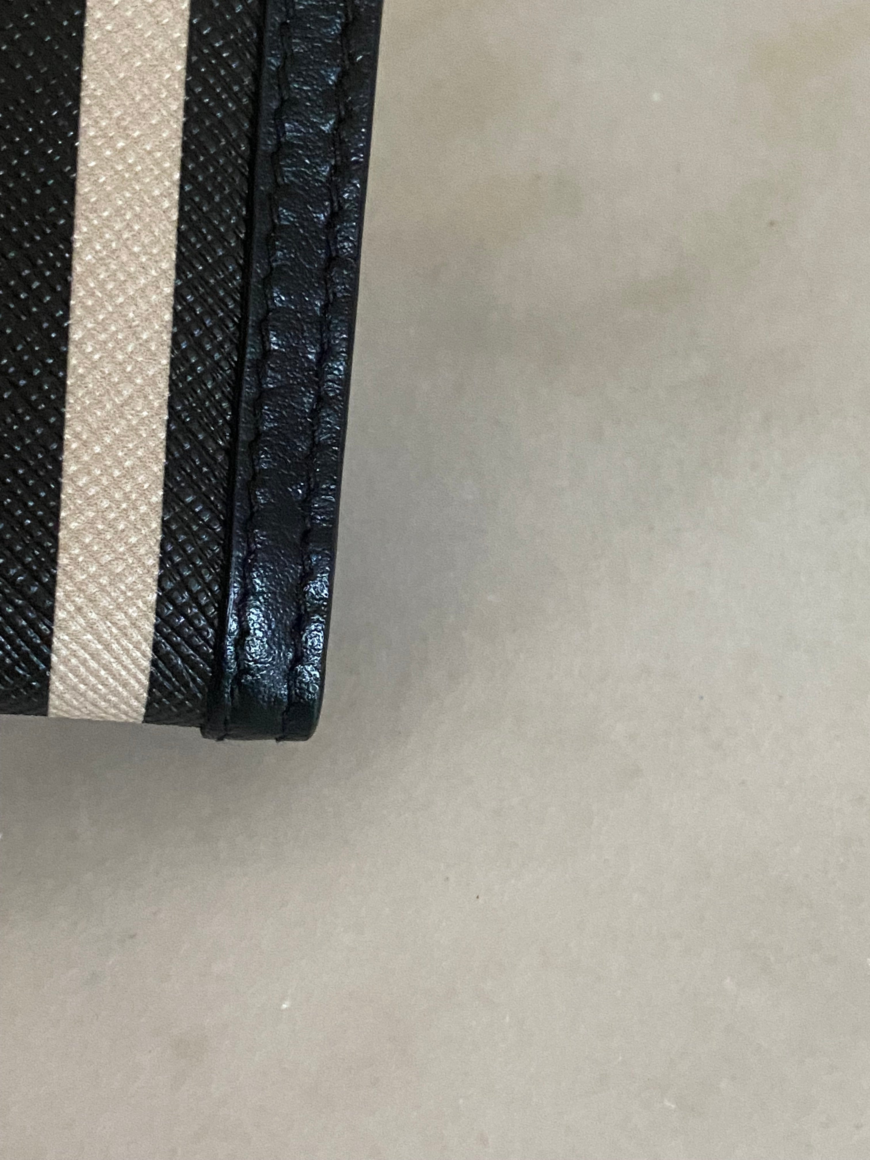 Burberry Bicolor Luna Icon Stripe Compact Bi-Fold Wallet-wallet-Burberry-The Closet Egypt
