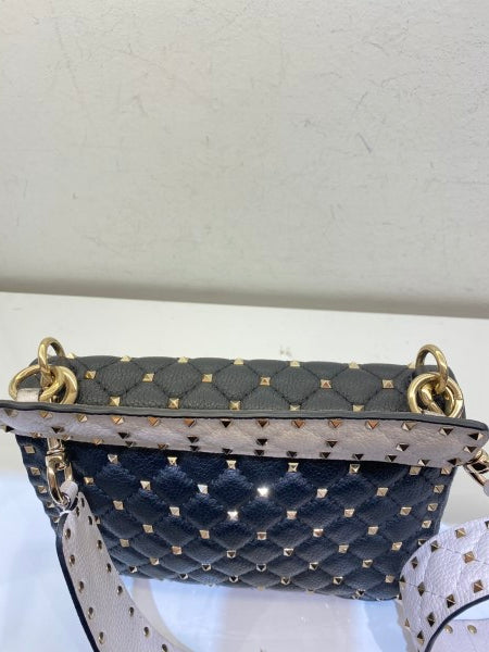 Valentino Black Spike Rockstud Tote Bag-handbag-Valentino-The Closet Egypt