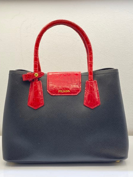 Prada Bicolor Galleria Tote Bag-handbag-Prada-The Closet Egypt