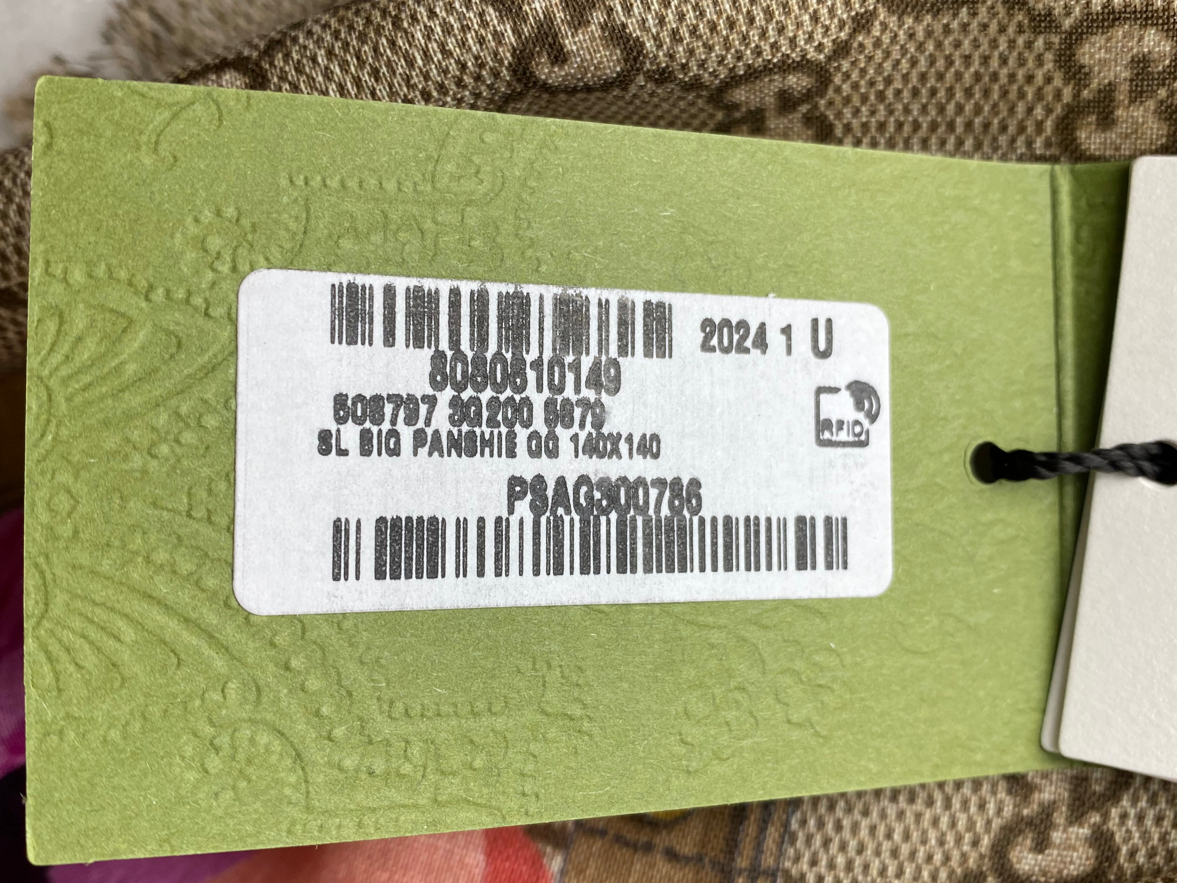 Gucci Tricolor GG Floral Scarf-Scarf-Gucci-The Closet Egypt