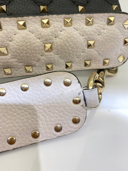 Valentino Black Spike Rockstud Tote Bag-handbag-Valentino-The Closet Egypt