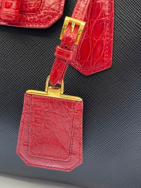 Prada Bicolor Galleria Tote Bag-handbag-Prada-The Closet Egypt