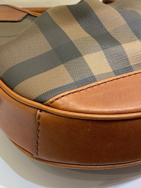 Burberry Camel House Check Hobo Bag-handbag-Burberry-The Closet Egypt