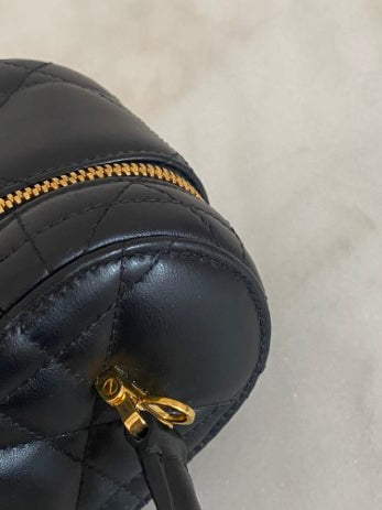 Christian Dior Black Caro Mini Vanity Case-Vanity Case-Christian Dior-The Closet Egypt