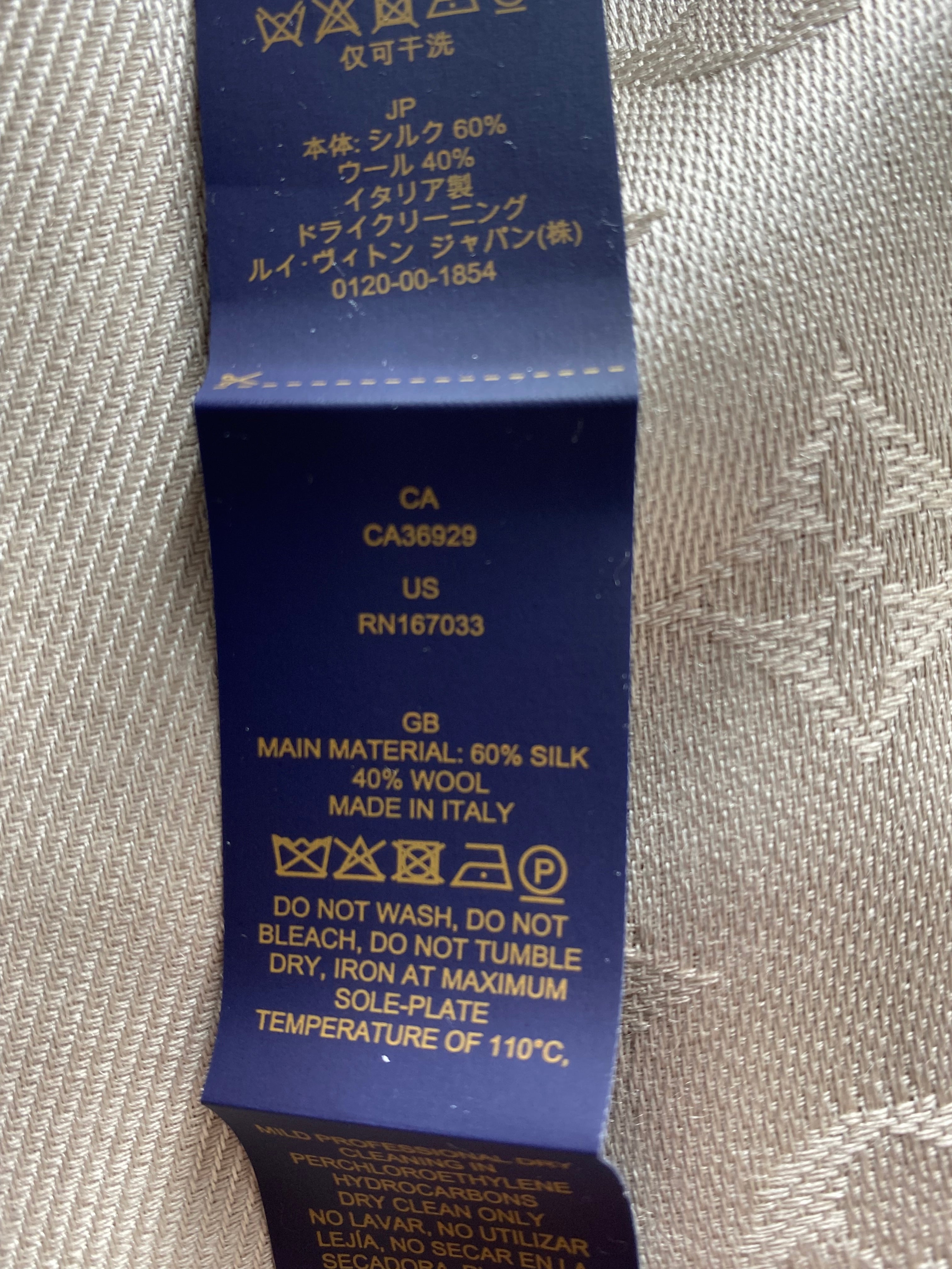 Louis Vuitton Beige Monogram Scarf-Scarf-Louis Vuitton-The Closet Egypt