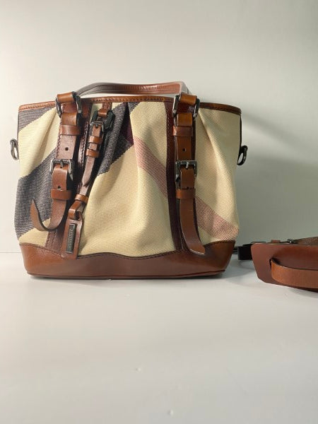 Burberry Tricolor Mega Check Lowry Tote Bag-handbag-Burberry-The Closet Egypt