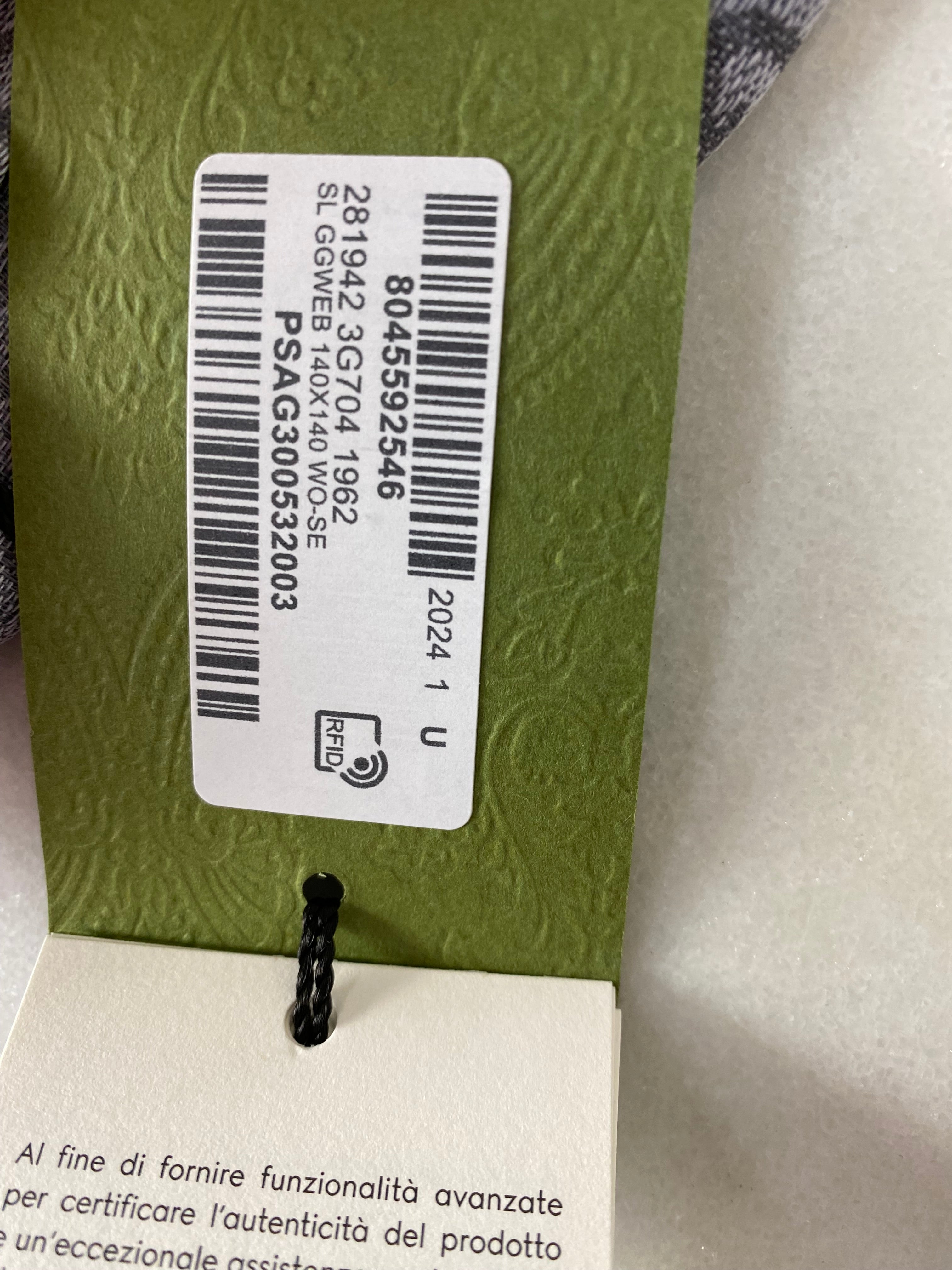 Gucci Light Grey GG Scarf-Scarf-Gucci-The Closet Egypt