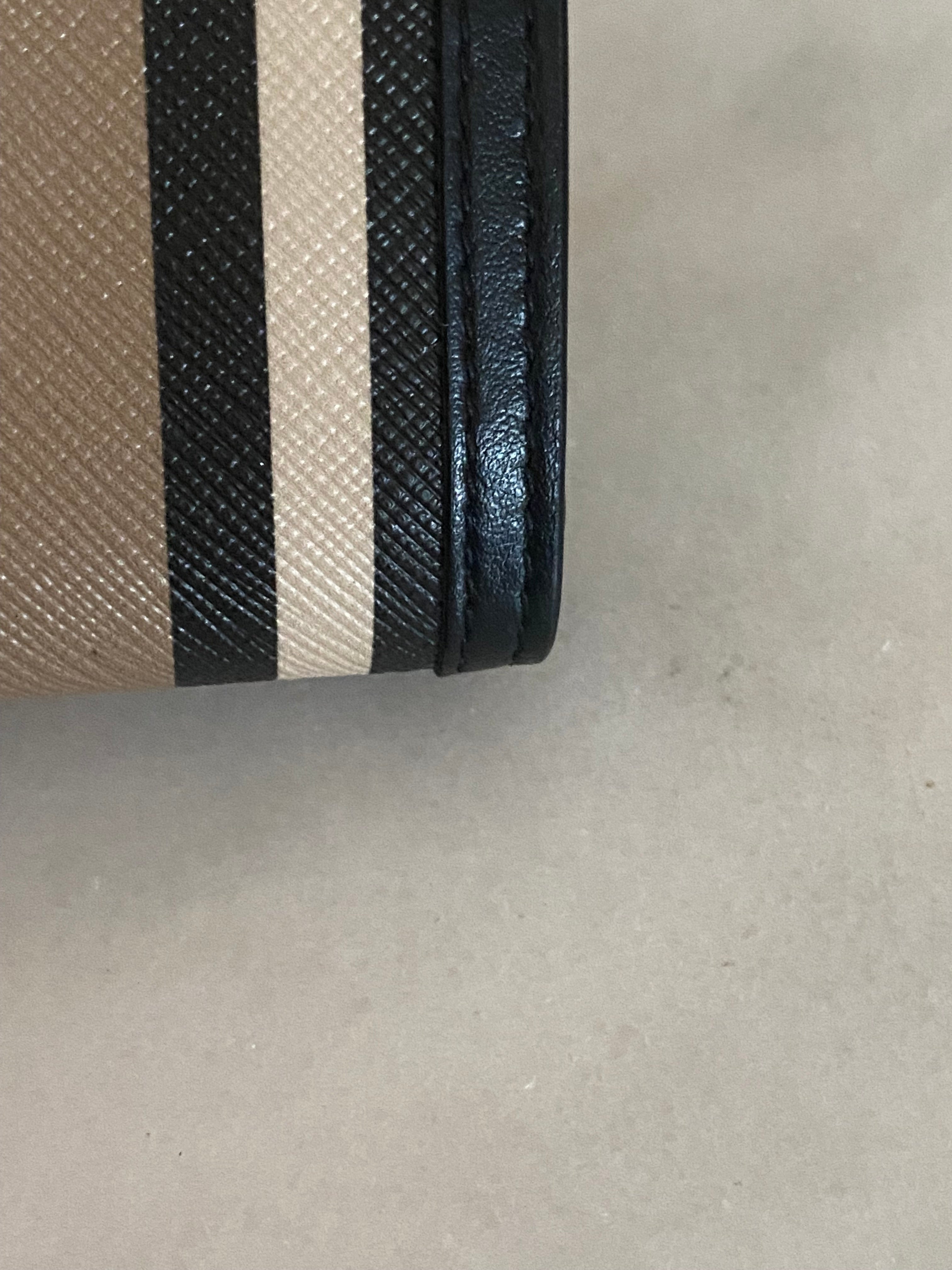 Burberry Bicolor Luna Icon Stripe Compact Bi-Fold Wallet-wallet-Burberry-The Closet Egypt