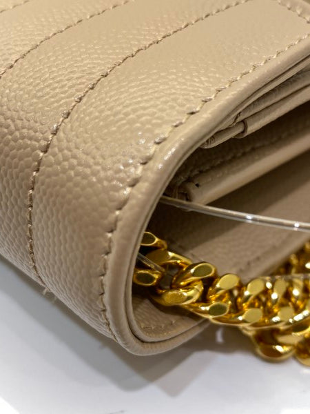 YSL Nude Envelope Wallet on Chain-Wallet Chain-YSL-The Closet Egypt