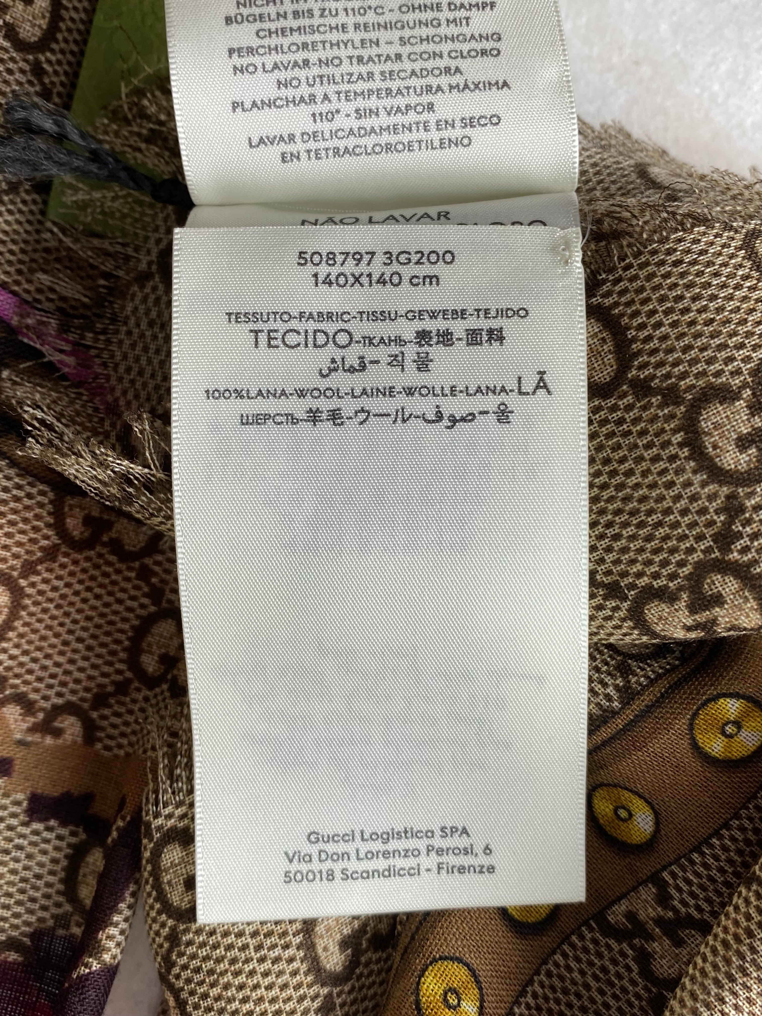 Gucci Bicolor GG Floral Scarf-Scarf-Gucci-The Closet Egypt