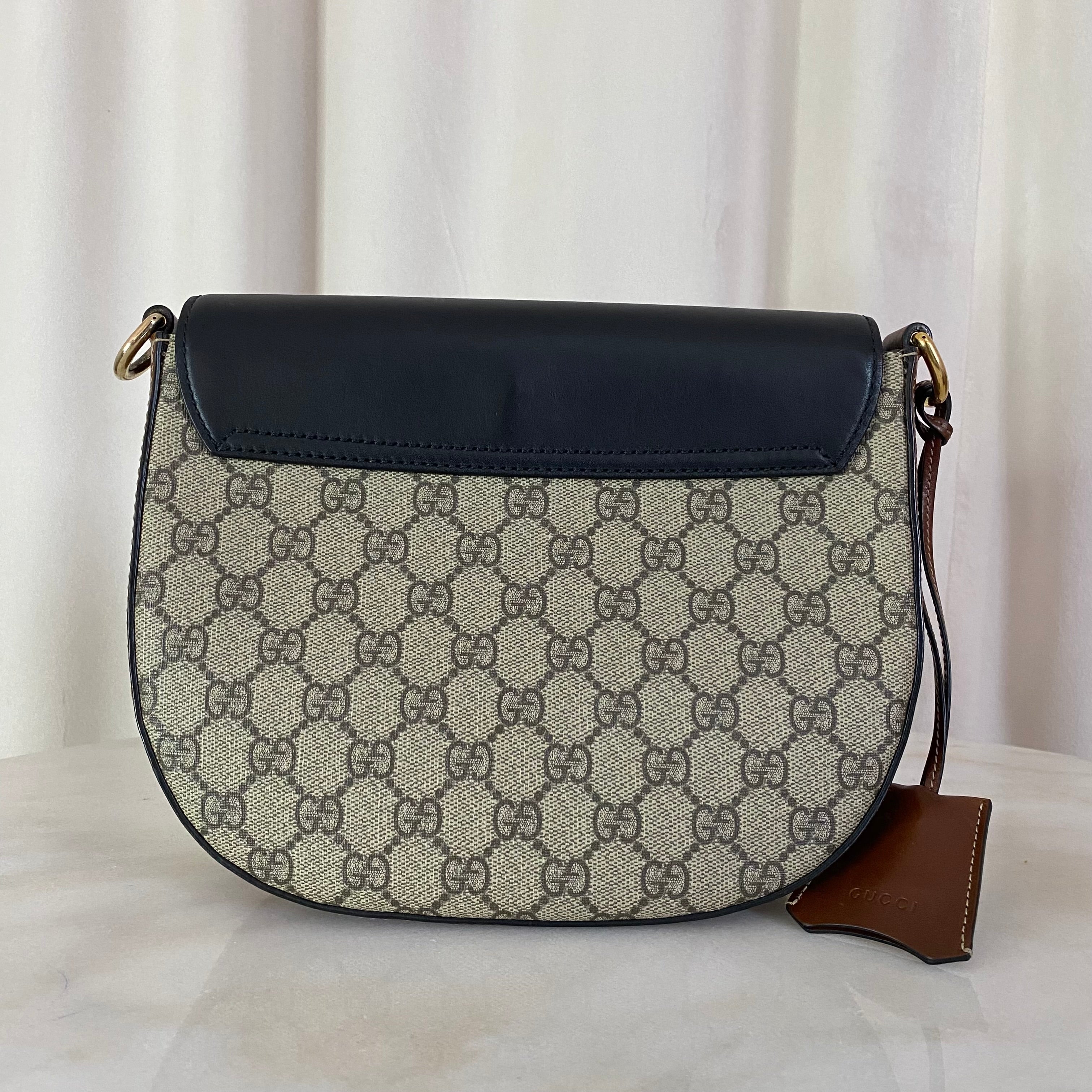 Gucci Tricolor GG Padlock Bag W/ Canvas Strap-handbag-Gucci-The Closet Egypt