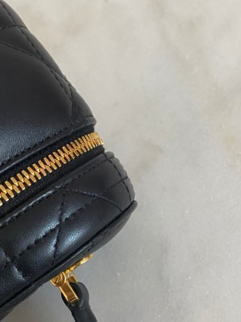 Christian Dior Black Caro Mini Vanity Case-Vanity Case-Christian Dior-The Closet Egypt