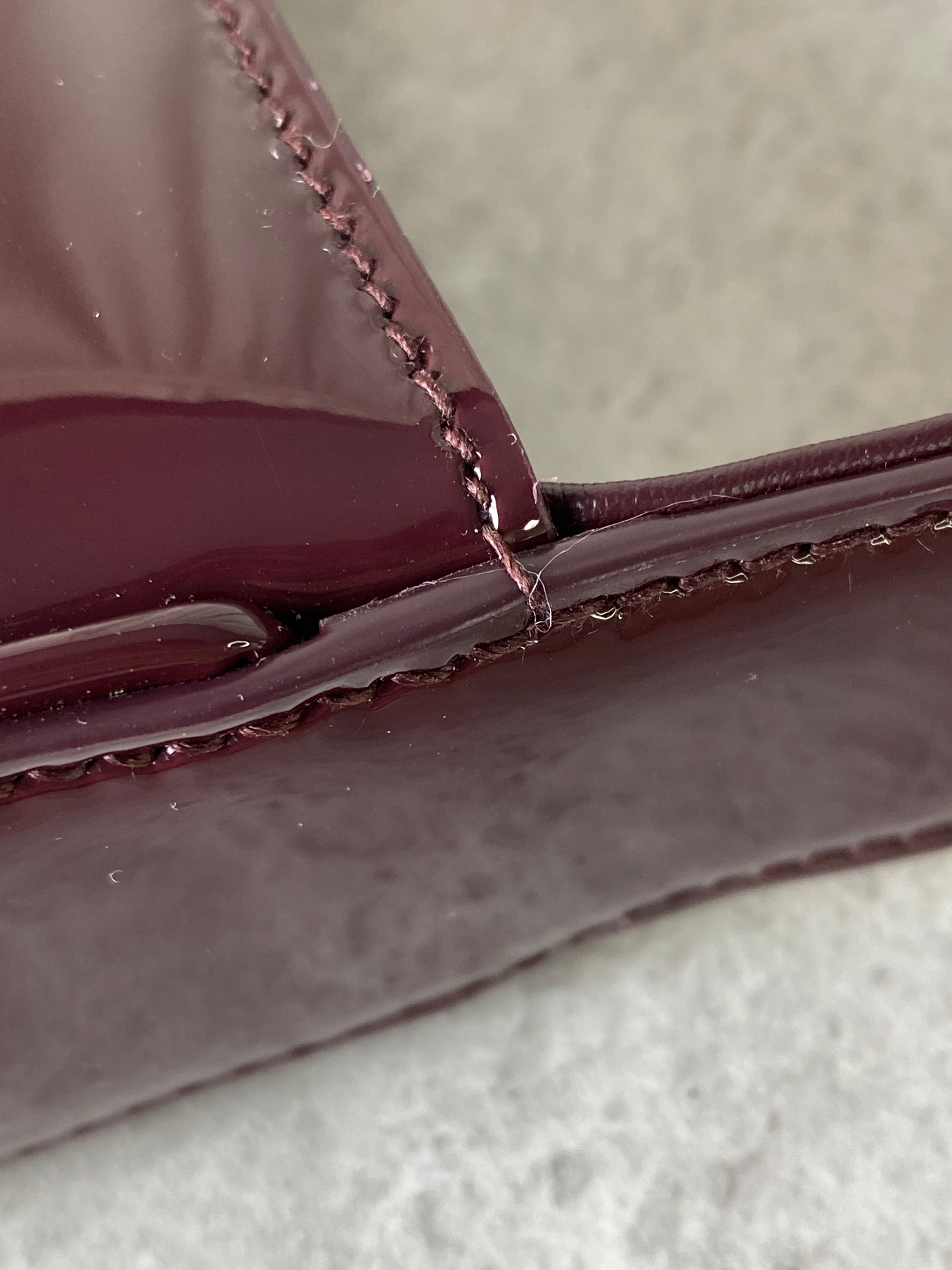 YSL Burgundy Vernis LE 5 A 7 SAC Shoulder Bag-handbag-YSL-The Closet Egypt