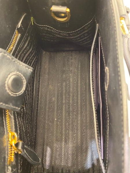 Prada Black Top Handle Bag-handbag-Prada-The Closet Egypt