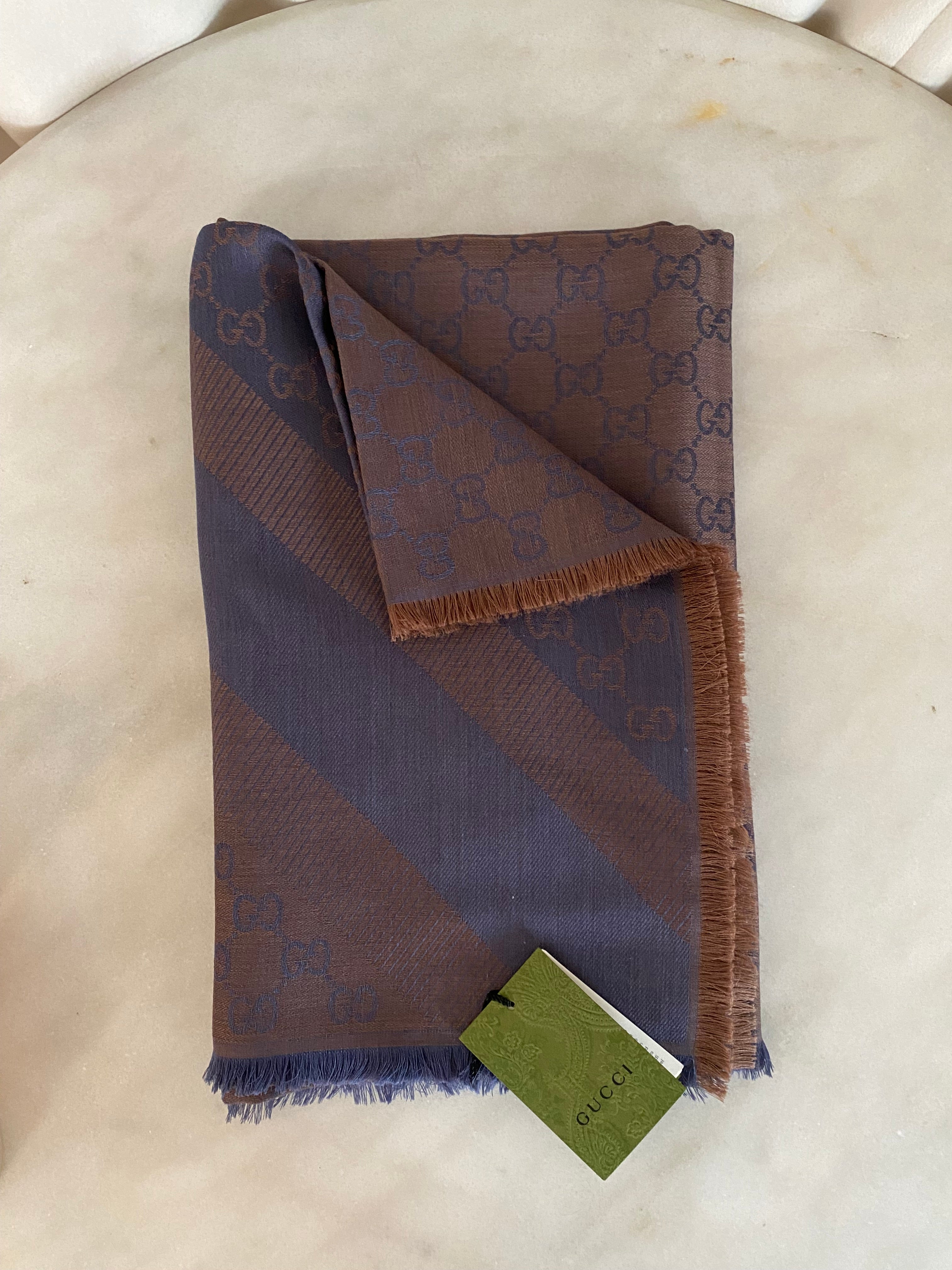 Gucci Bicolor GG Scarf