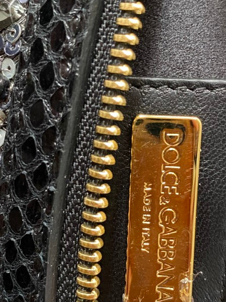 Dolce & Gabbana Black Soaree Chain Bag-handbag-Dolce & Gabbana-The Closet Egypt