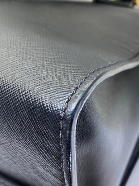 Prada Black Top Handle Bag-handbag-Prada-The Closet Egypt