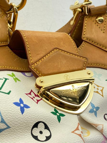 Louis Vuitton White Multicolor Monogram Ursula Bag-handbag-Louis Vuitton-The Closet Egypt