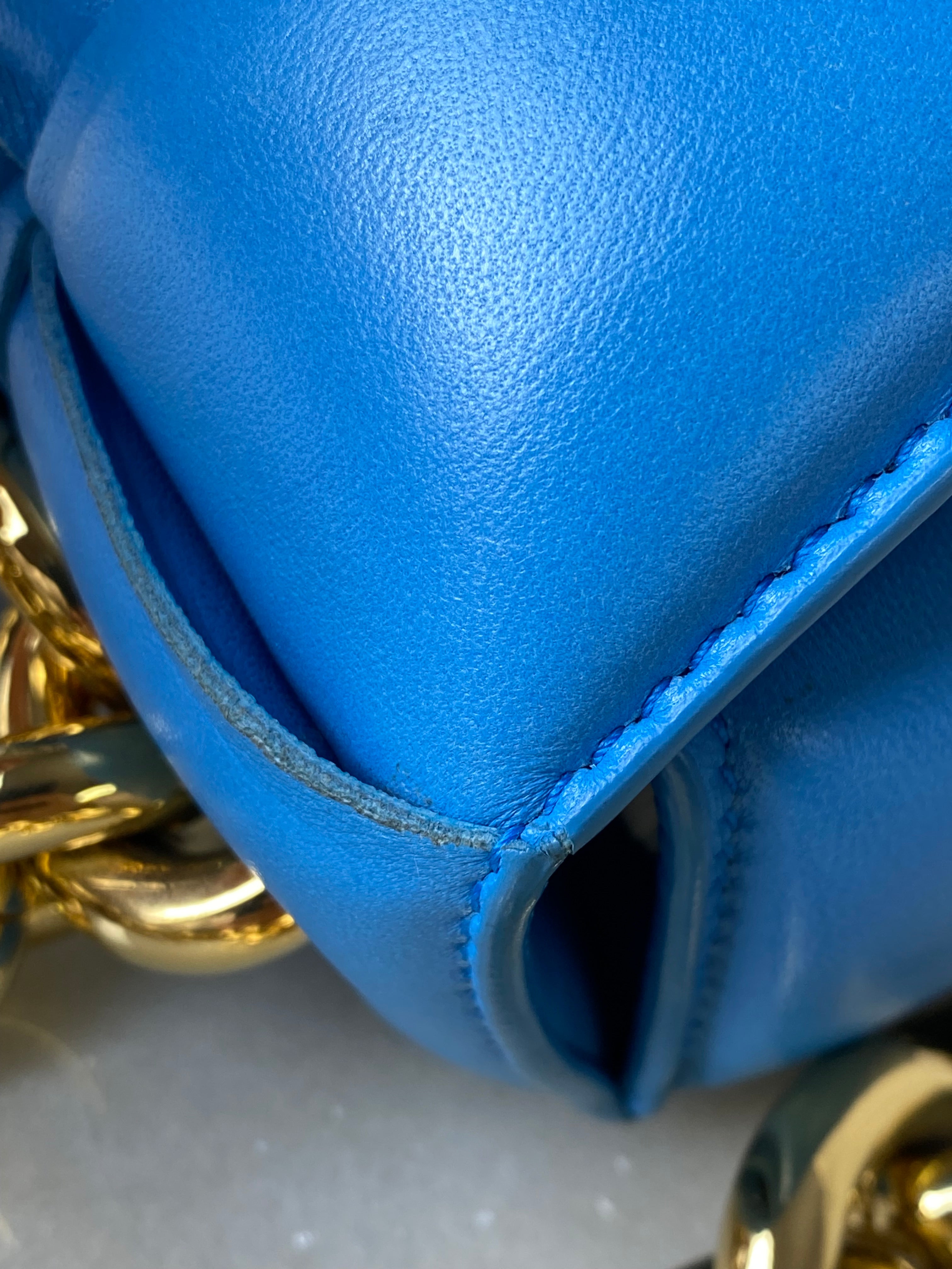 Bottega Veneta Blue Cassette Crossbody Bag-handbag-Bottega Veneta-The Closet Egypt