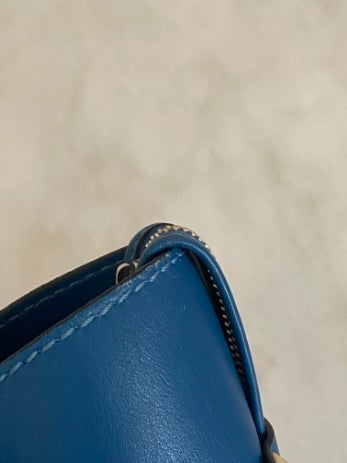 Valentino Blue Vitello Small Rockstud Two Way Tote Bag-handbag-Valentino-The Closet Egypt