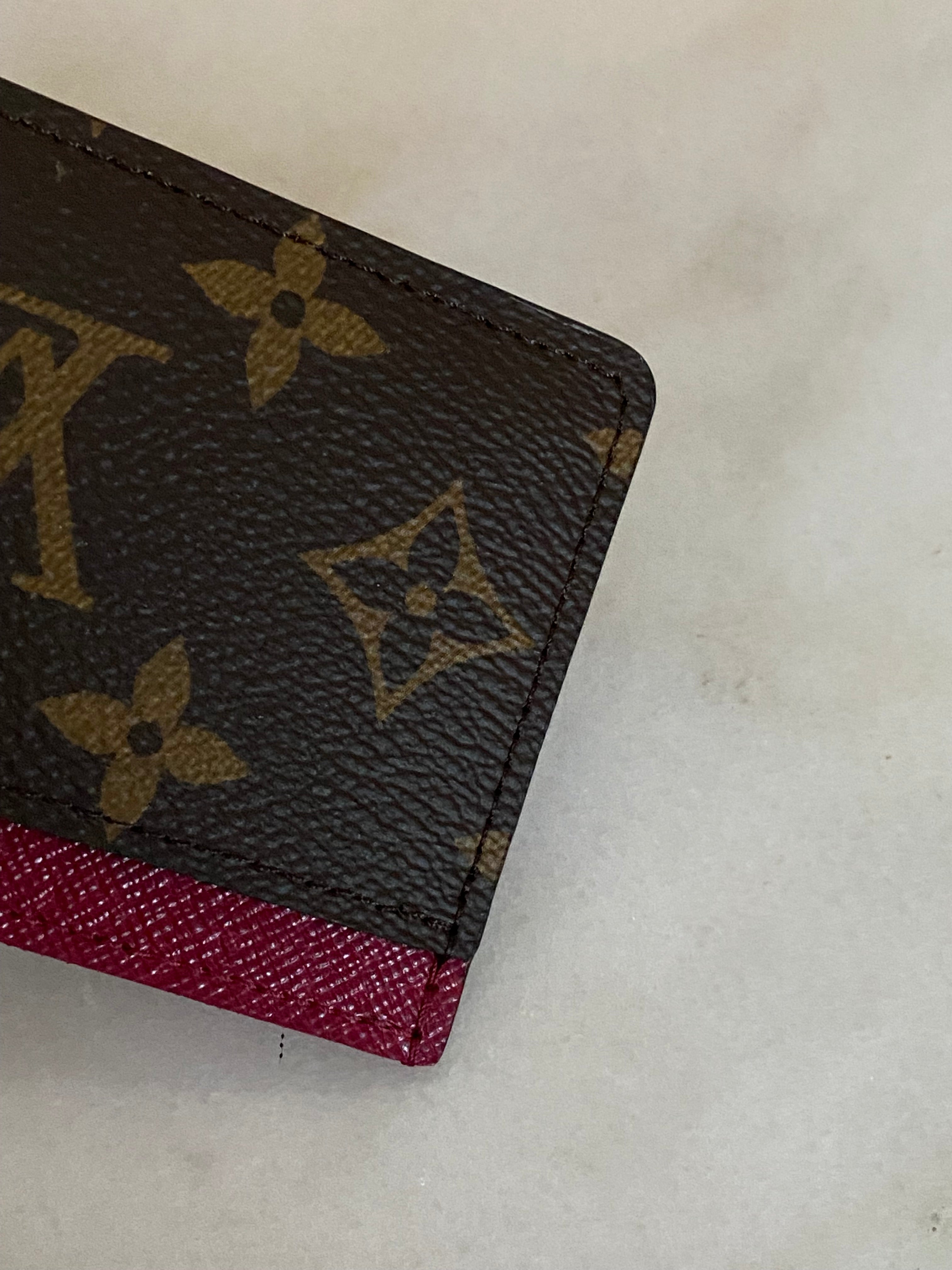 Louis Vuitton Monogram Red Card Holder-Card Holder-Louis Vuitton-The Closet Egypt