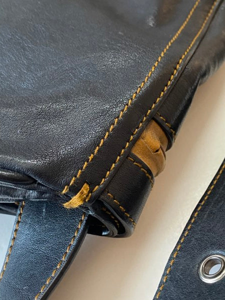 Christian Dior Black Vintage Saddle Bag-handbag-Christian Dior-The Closet Egypt