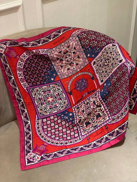 Hermes Bicolor Square Scarf-Scarf-Hermes-The Closet Egypt