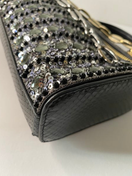 Dolce & Gabbana Black Soaree Chain Bag-handbag-Dolce & Gabbana-The Closet Egypt