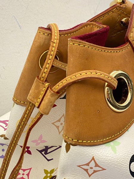 Louis Vuitton White Multicolor Monogram Ursula Bag-handbag-Louis Vuitton-The Closet Egypt