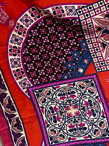 Hermes Bicolor Square Scarf-Scarf-Hermes-The Closet Egypt