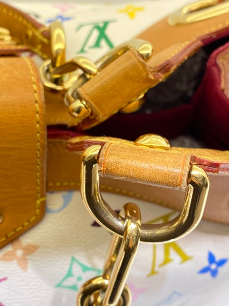 Louis Vuitton White Multicolor Monogram Ursula Bag-handbag-Louis Vuitton-The Closet Egypt