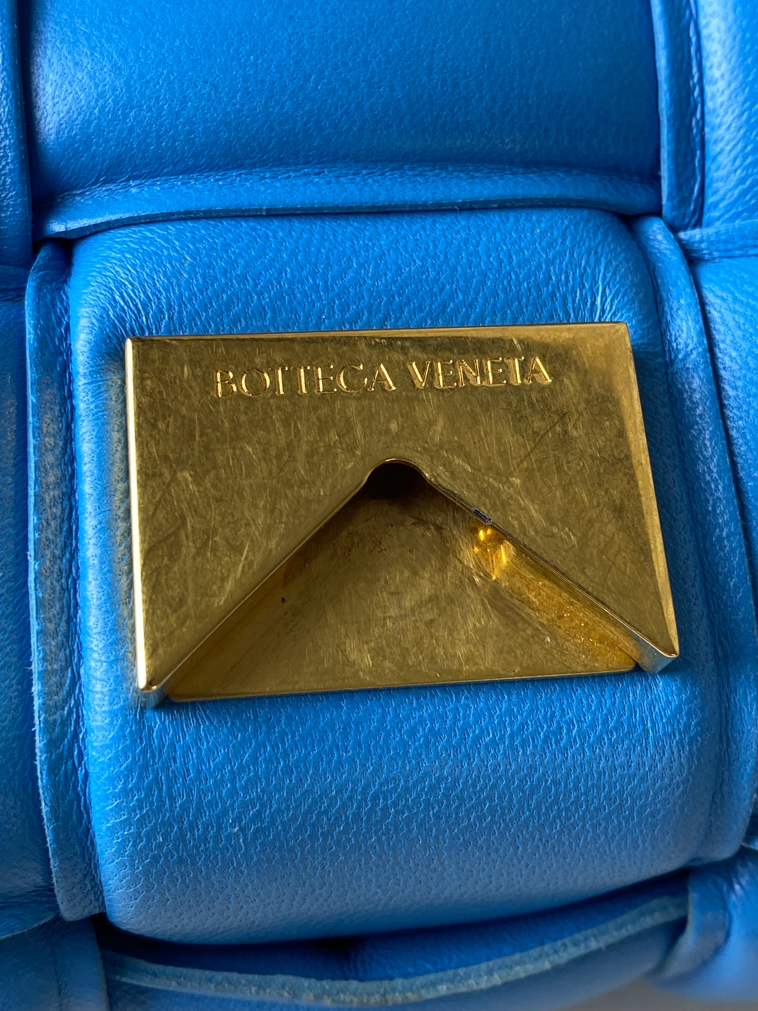 Bottega Veneta Blue Cassette Crossbody Bag-handbag-Bottega Veneta-The Closet Egypt