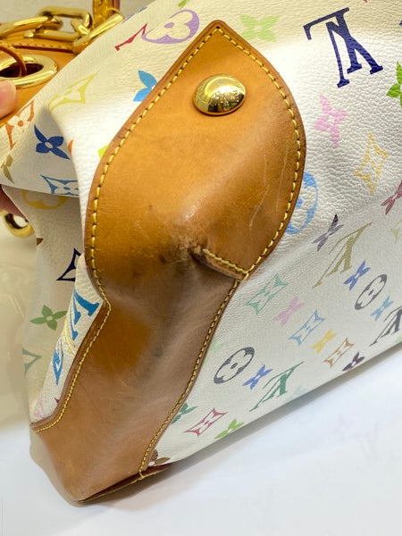 Louis Vuitton White Multicolor Monogram Ursula Bag-handbag-Louis Vuitton-The Closet Egypt