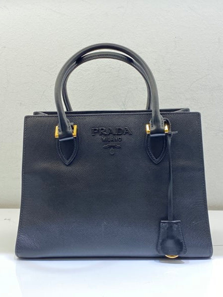 Prada Black Top Handle Bag-handbag-Prada-The Closet Egypt