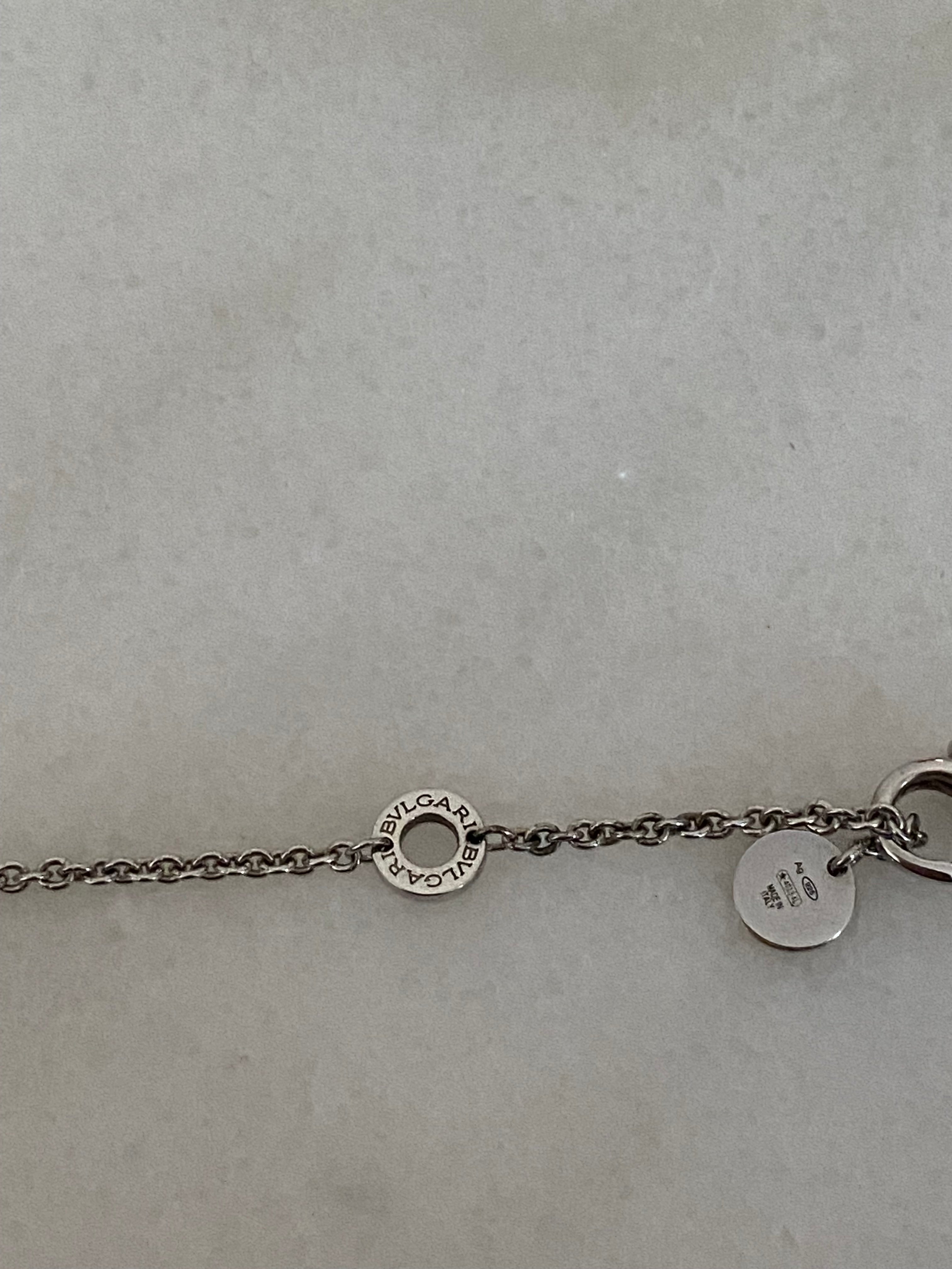 Bvlgari Silver Ceramic Save the Children Necklace-Necklaces-Bvlgari-The Closet Egypt