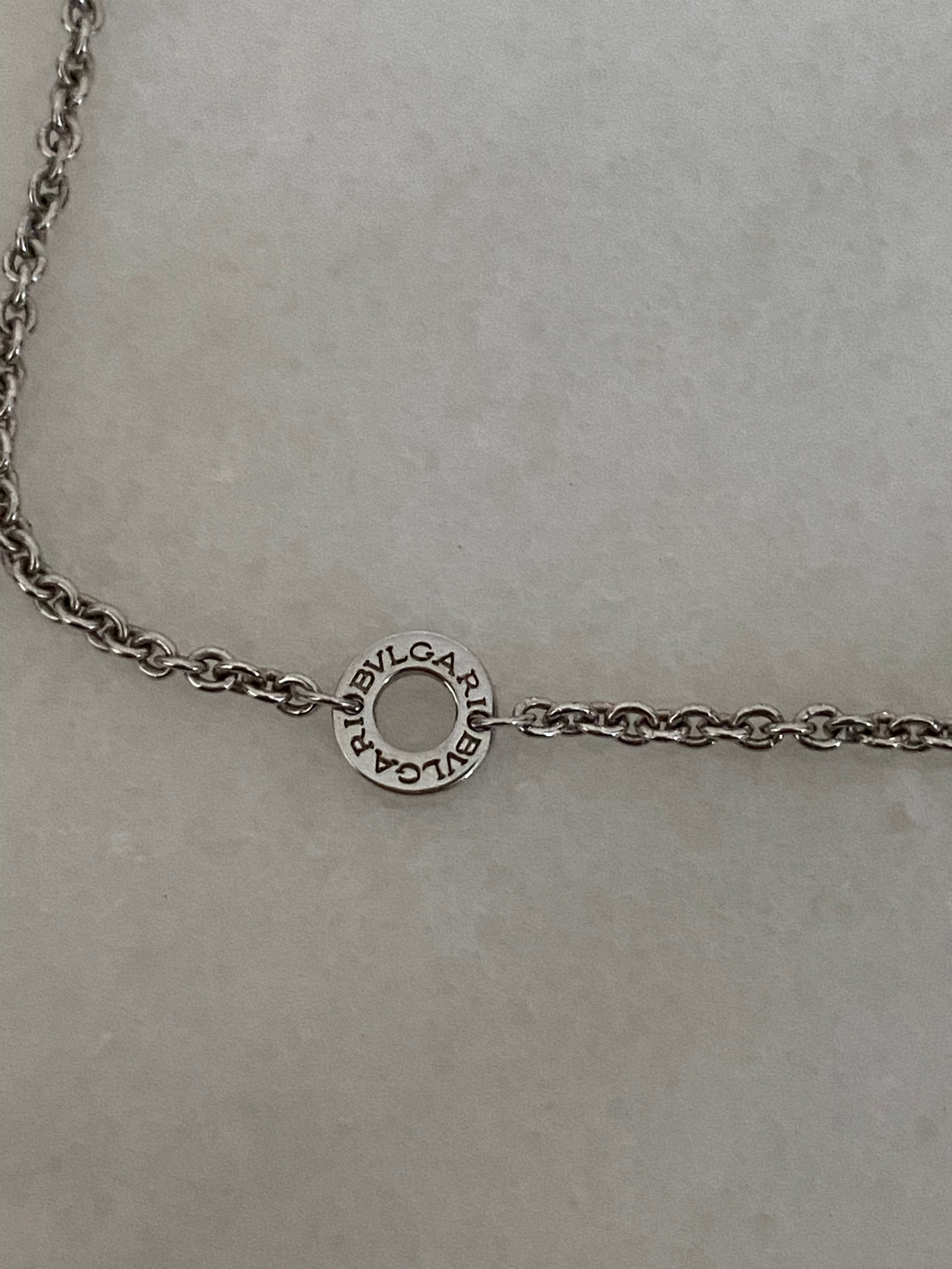 Bvlgari Silver Ceramic Save the Children Necklace-Necklaces-Bvlgari-The Closet Egypt