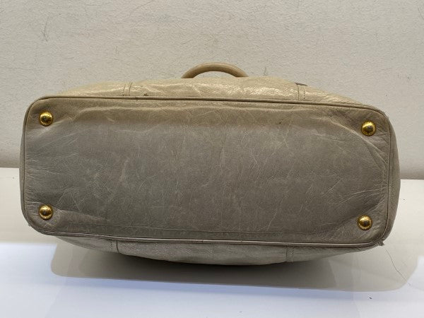 Prada Grey Glace Tote Bag-handbag-Prada-The Closet Egypt