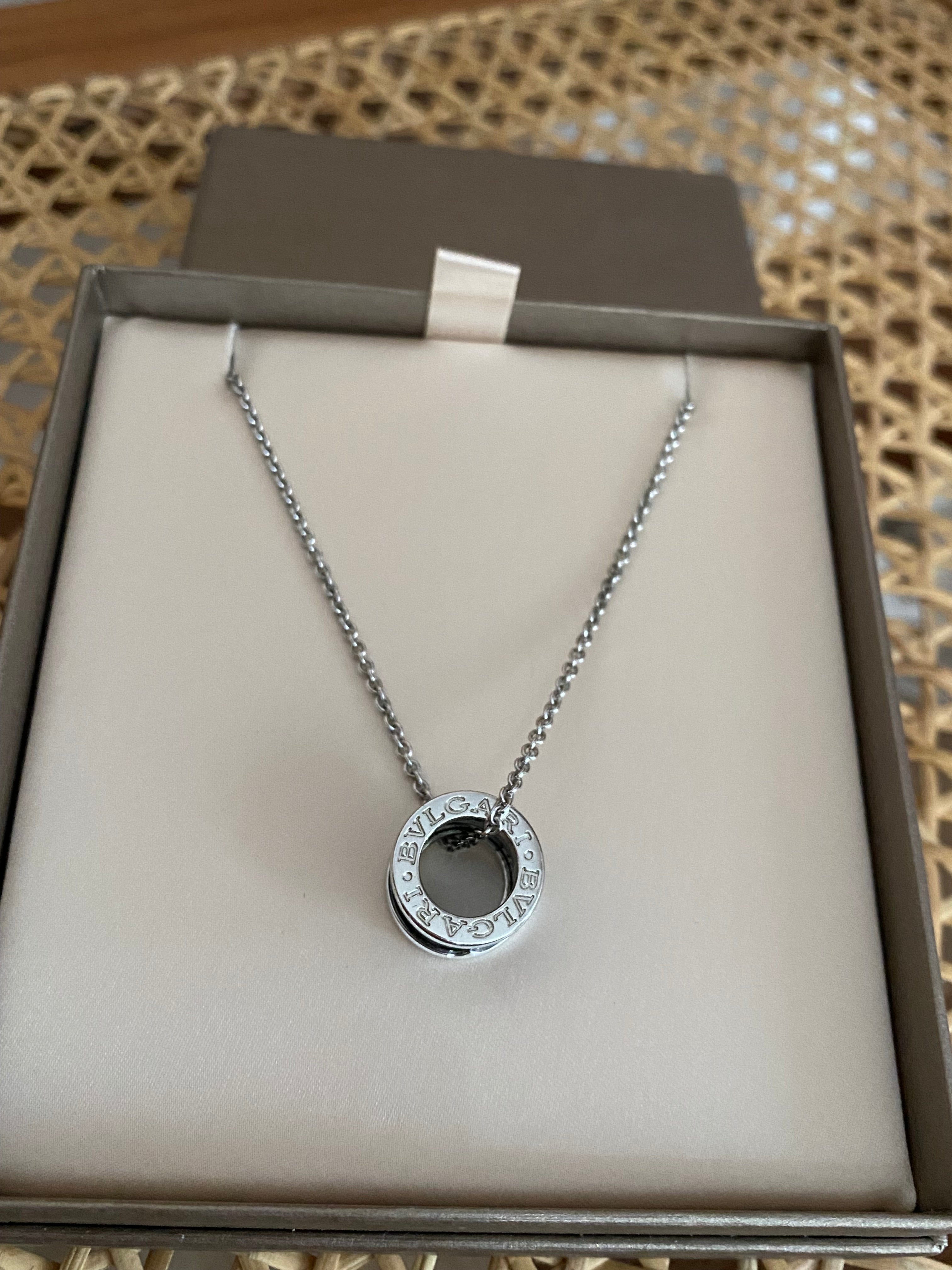 Bvlgari Silver Ceramic Save the Children Necklace-Necklaces-Bvlgari-The Closet Egypt