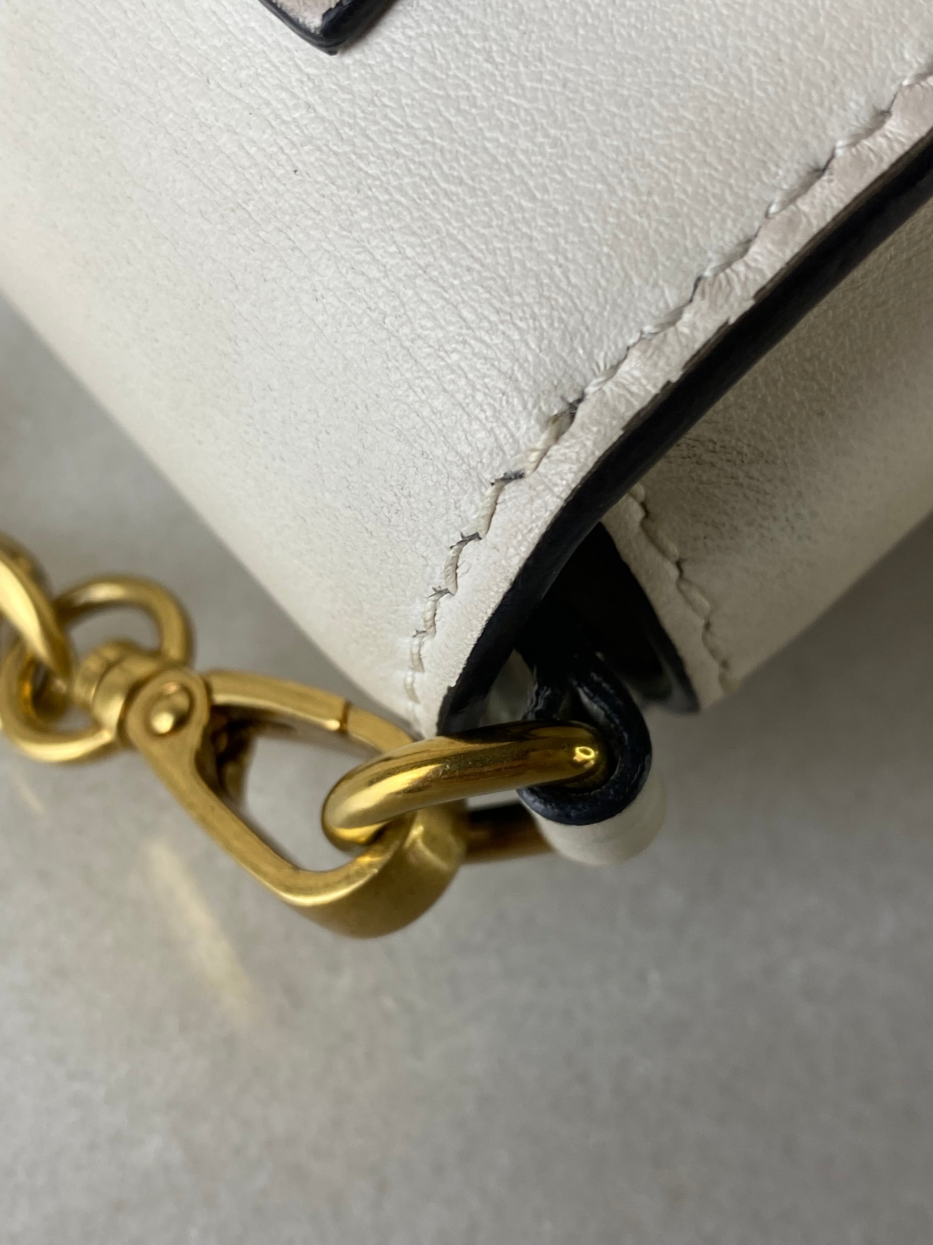 Prada Bicolor Cahier Convertible Crossbody Bag-handbag-Prada-The Closet Egypt