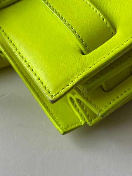 YSL Lemon Green Sac De Jour Nano Tote Bag-handbag-YSL-The Closet Egypt