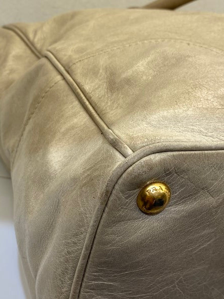 Prada Grey Glace Tote Bag-handbag-Prada-The Closet Egypt