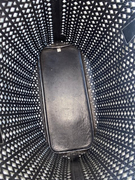 Prada Black Perforated Tote Bag-handbag-Prada-The Closet Egypt