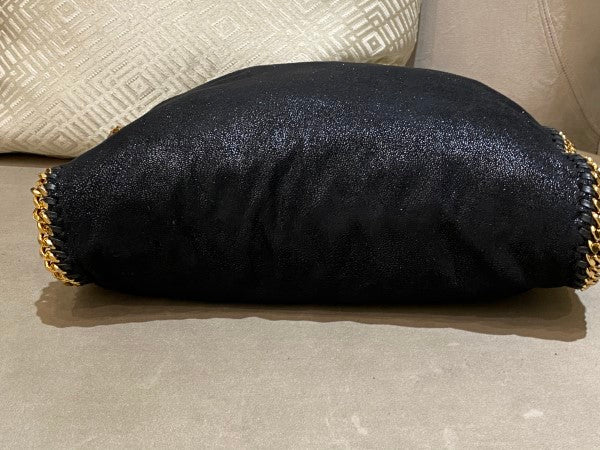 Stella Mccartney Black Falabella Foldover Tote Bag-handbag-Stella Mccartney-The Closet Egypt