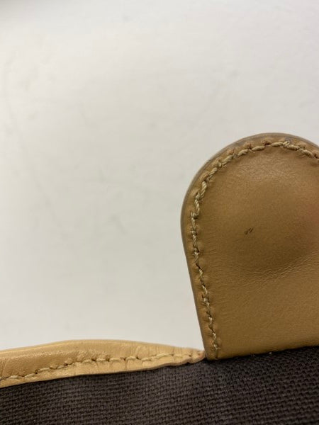 Burberry Beige Suede Haymarket Shoulder Bag-handbag-Burberry-The Closet Egypt